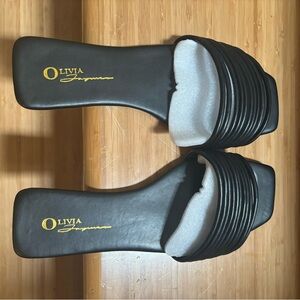 Black Sandals - Size 9 (Miss Lola)